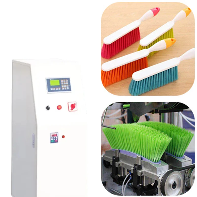 Automatic High-speed Feeding System Plastic Broom Making Machine  Brush Hair Planting Machine