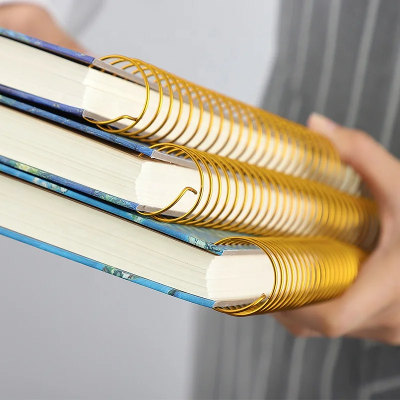 Promotion 300 Page Thick Custom Hardcover B5 Spiral Bound Paper Libretas Notebook School Hardcover Journal