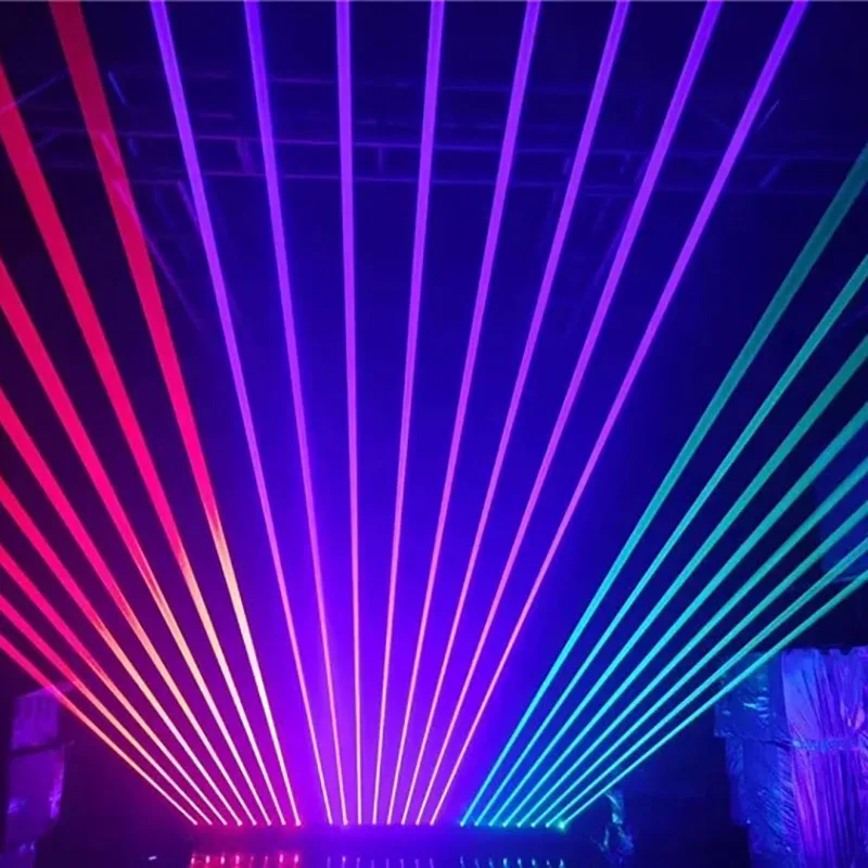 AOPU 8 глаз полноцветный светодиодный луч движущаяся головка DJ Лазерный лазер DMX лазерное сценическое освещение