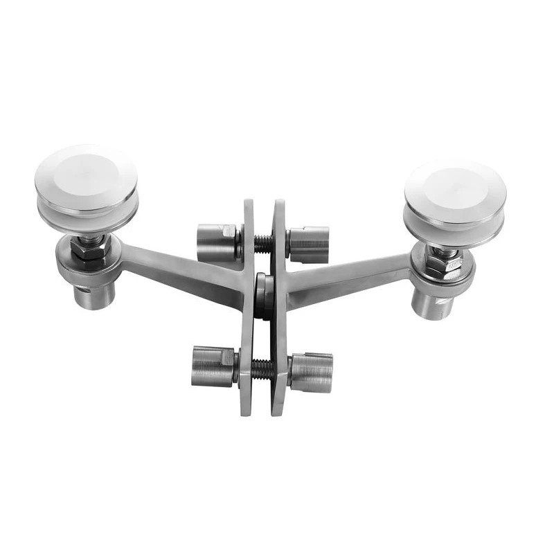 
Stainless Steel Holder Spider Glass Hinge Facade Curtain Wall Laminated Glass Clamp Spiders 