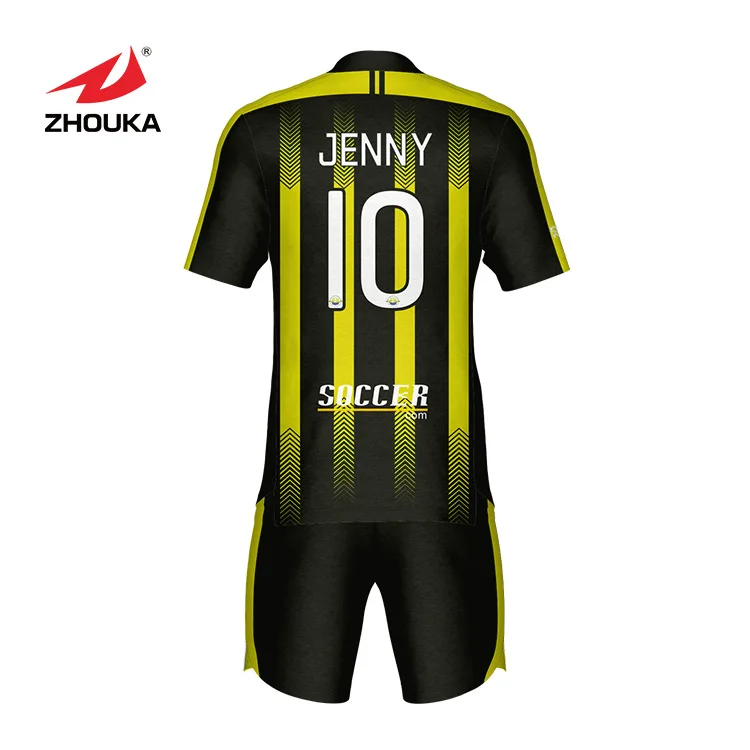 Custom Football Shirt Maker soccer uniforms set team sublimation soccer jersey