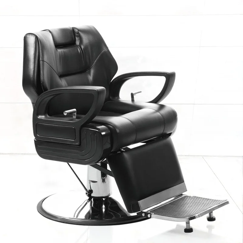 Beauty Salon Hydraulic Black Leather Duty OEM Hair Heavy Packing Furniture