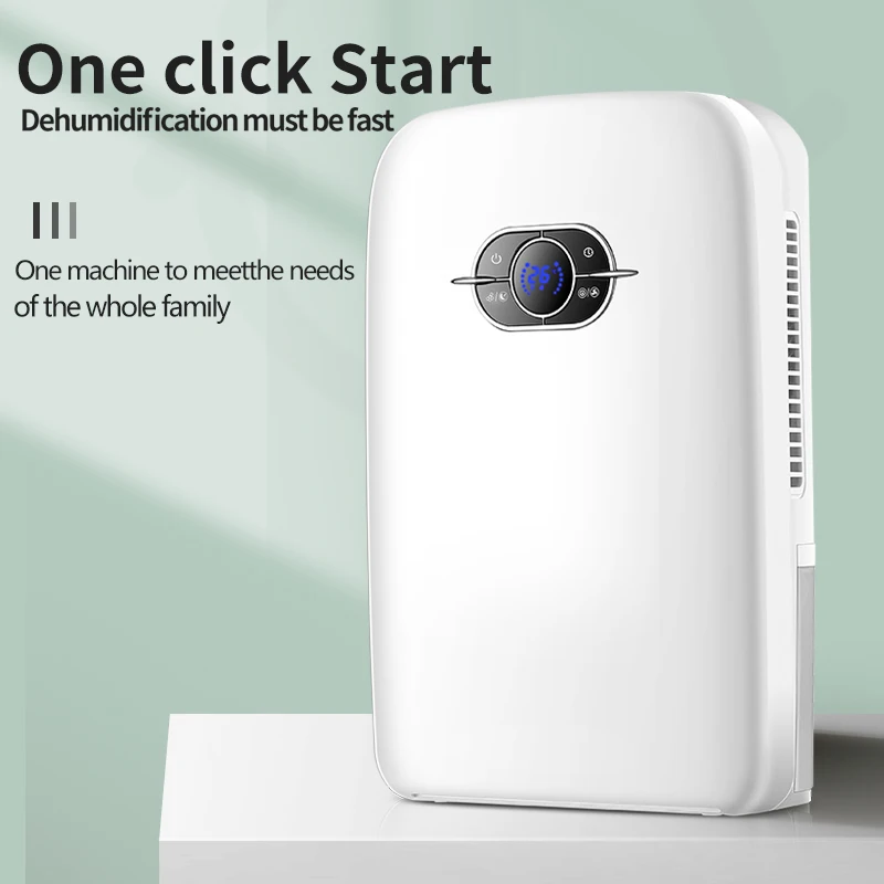 Оптовая продажа с завода, портативный компактный мини-осушитель воздуха 2L с очистителем воздуха для дома