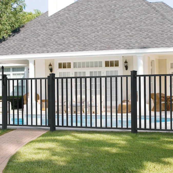 
high quality privacy galvanized field security decorative garden border cheap wrought iron horse steel metal fence panels 