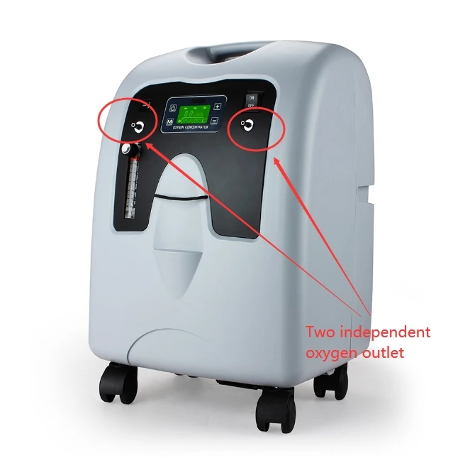 10L medical oxygen concentrator price dual flow oxygen concentrator for two people