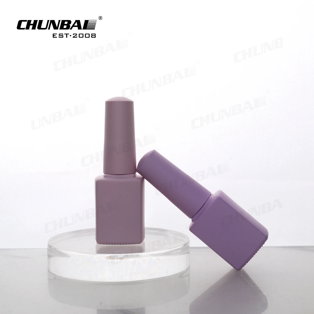 Wholesale Purple Reusable 10Ml 15 Ml Design Customized Private Label Large Gel Nail Polish Empty Classy Bottle For Nail Polish