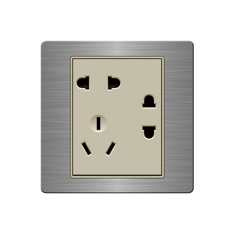 Good Price Factory Supply PA66 Base UK Standard 2 Pin Socket With 2 Way Switch