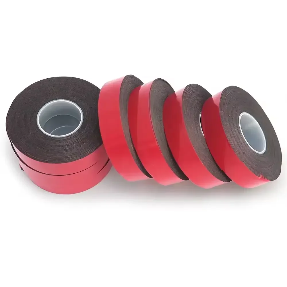 custom 1.5mm 2mm thick single sided acrylic adhesive pe foam sponge tape