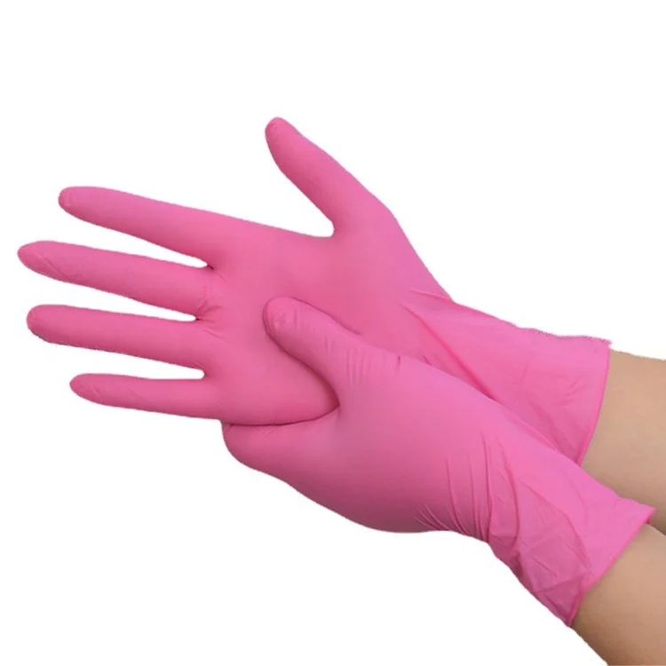 Touch Screen/Chemical Resistant /Tattoo/Esd Antistatic Nitrile Gloves Powder Free Black Blue Nitrile Gloves