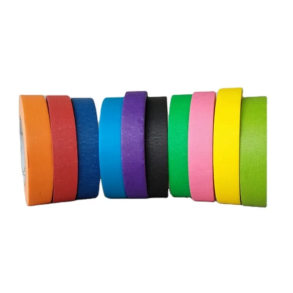 10 fresh colors Crepe paper decorative masking tape