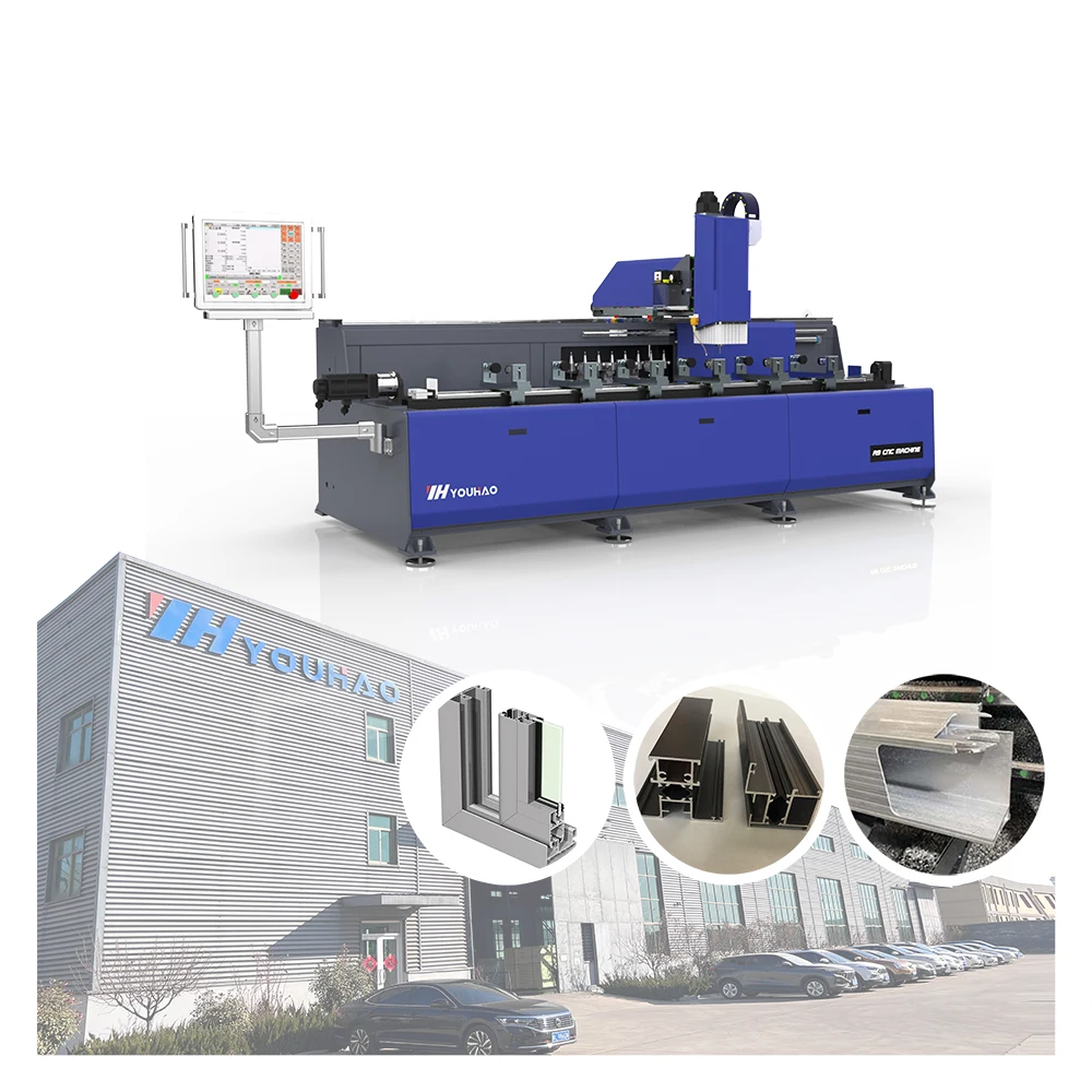 Aluminum window making machine 6000mm  CNC aluminum profile drilling and milling machine