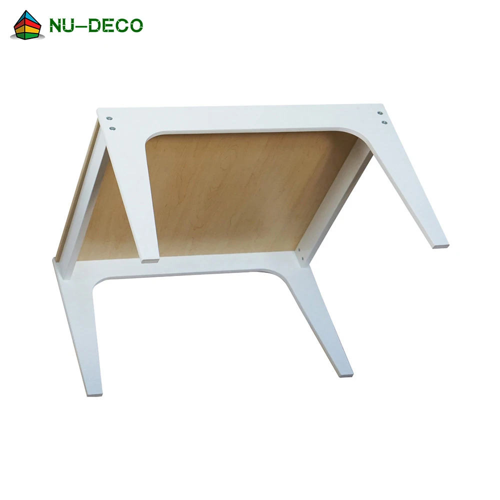 wooden buff writing school study table games play desk children furniture
