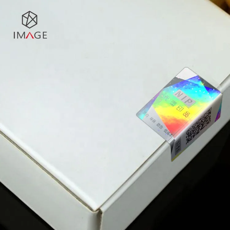 Holographic QR Code Anti-counterfeiting Sticker for Packaging Seal