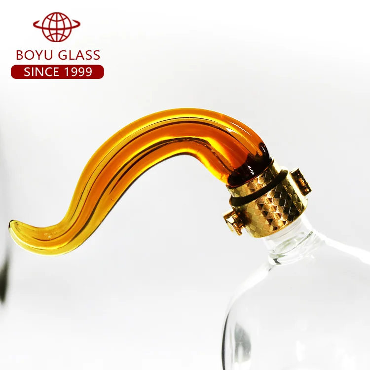 2024 New Design Horse Shaped Glass Bottle Craft Bottle Decanter Wine Bottle