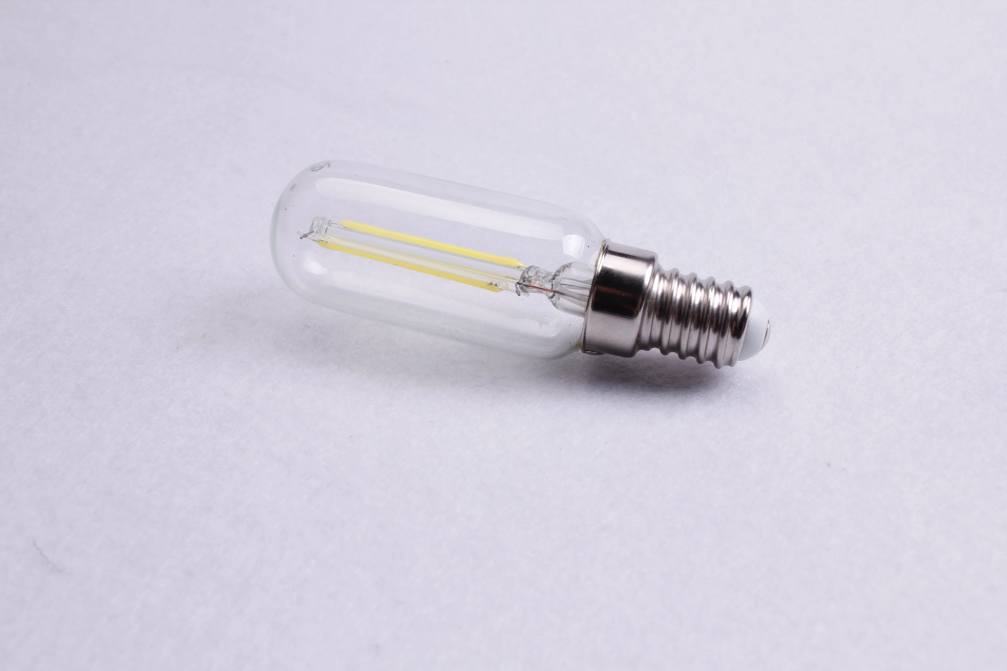New lighting hot sell small dimmable vintage 2W 4w  E12 E14 LED Filament Bulb T25 with ce rohs saa