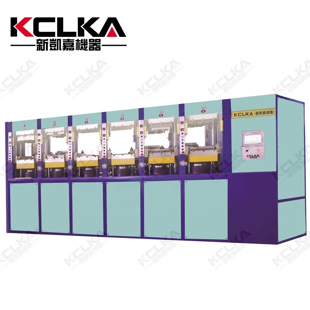 Автоматическая ЭВА двухцветная пенообразующая формовочная машина.EK-6DS6