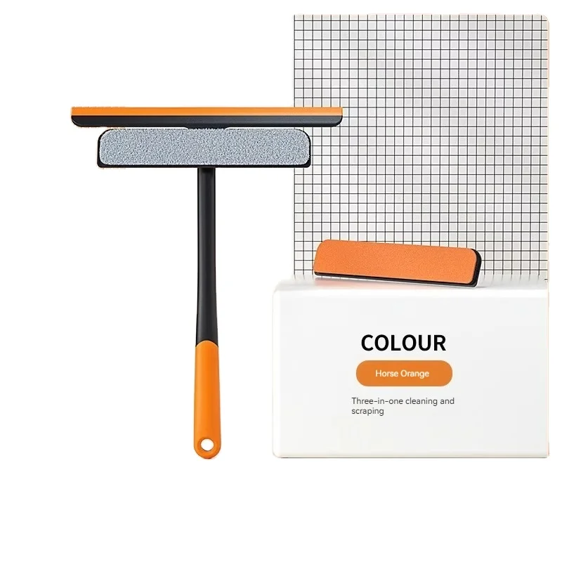 Orange wash and scratch 3-in-1 Peninsula Liangpin multifunctional glass cleaning window cleaner screen cleaning wiper glass