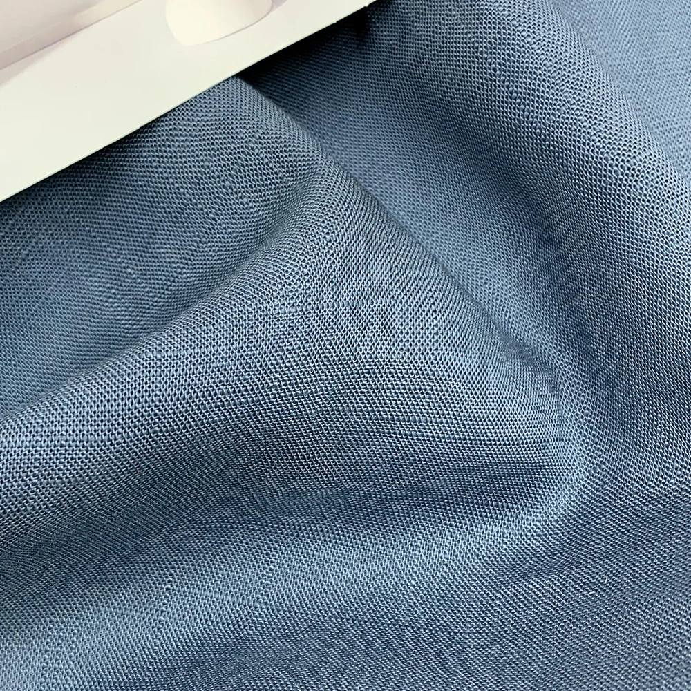 Spring and summer high-quality environmentally friendly multi-color soft fabric 55% ramie 45% Lyocell breathable set