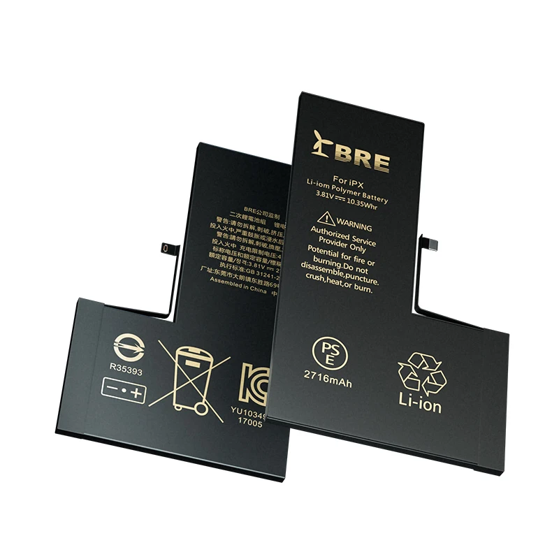 OEM 2716mah  battery smartphone mobile cellphone battery for iphone X