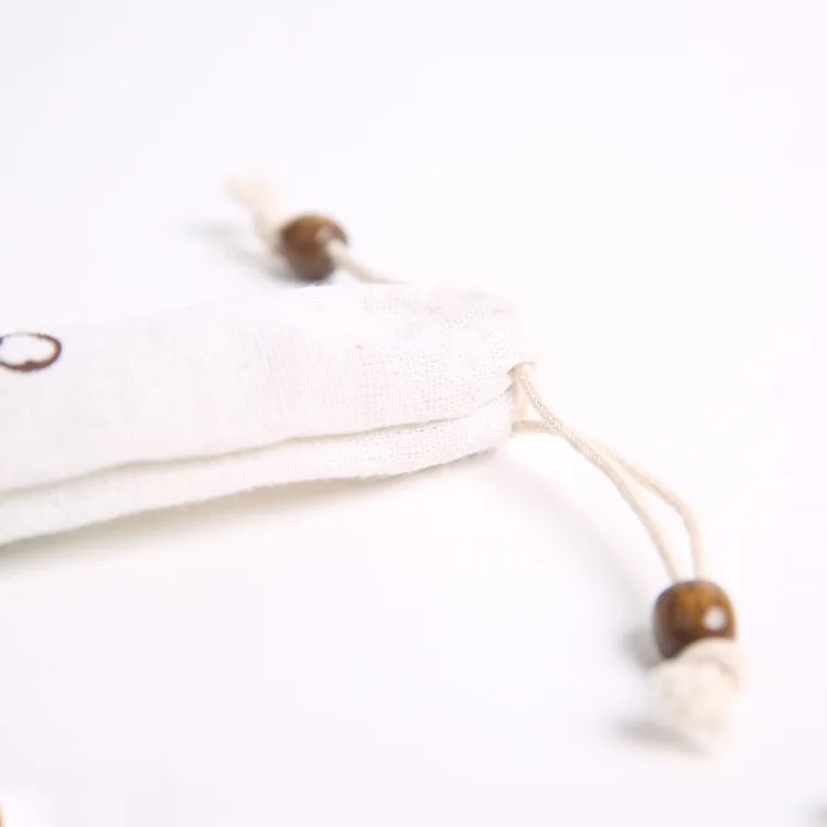 Eco Friendly Reusable Package for Stainless Steel Straws and Brushes Set Chopsticks drawstring Bag