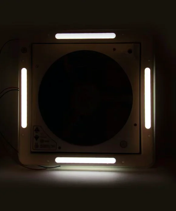 Auto accessory window service part Manual operation LED Exhaust Vent Roof car air ventilation fan for Caravan Motorhome RV