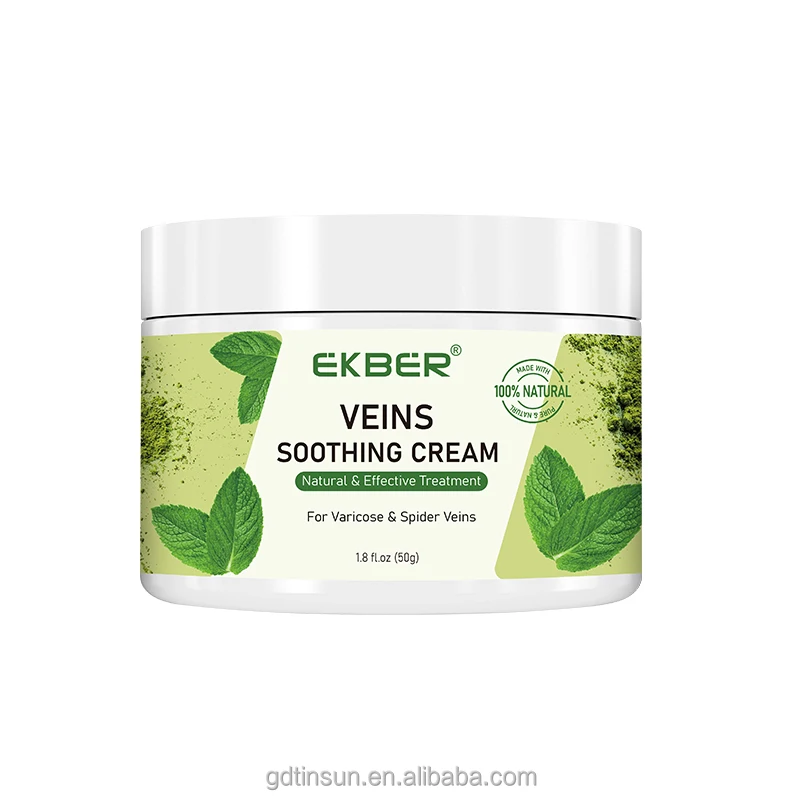 OEMODM Wholesale EKBER Herbal Varicose Veins Treatment Improves Blood Circulation Health Care Leg Body Cream