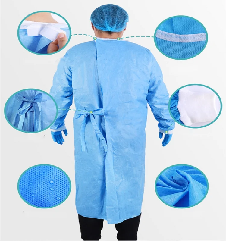 Одноразовый усиленный хирургический халат