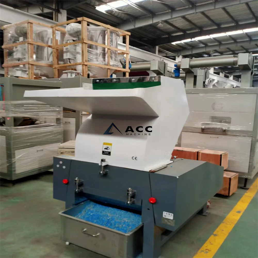 Price of SWP600 PVC WPC PE plastic waste profiles crusher machine shredder equipment 450-500kg capacity