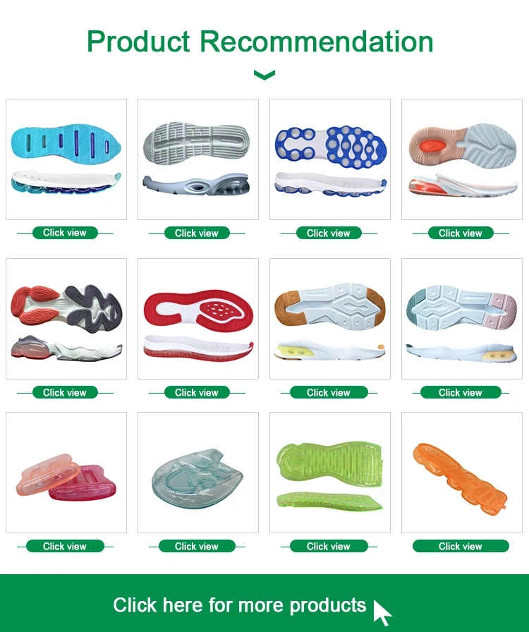 2021 Latest Design Men Sport Shoe Outsole EVA+TPR Material Shoes Sole High Quality Air Cushion Running Sneaker Soles