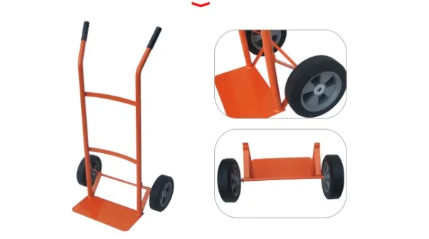 Steel Hand Trolley with two wheel  hand truck for Italy market