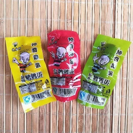 
Sale Spicy Salted baked flavors snacks for kids quail quail eggs 