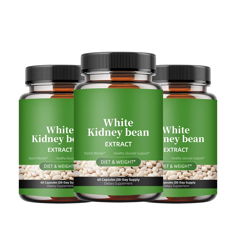 OEM Vegetarian Weight Management White Kidney bean extract capsules Fat burning boost metabolism appetite suppressant supplement