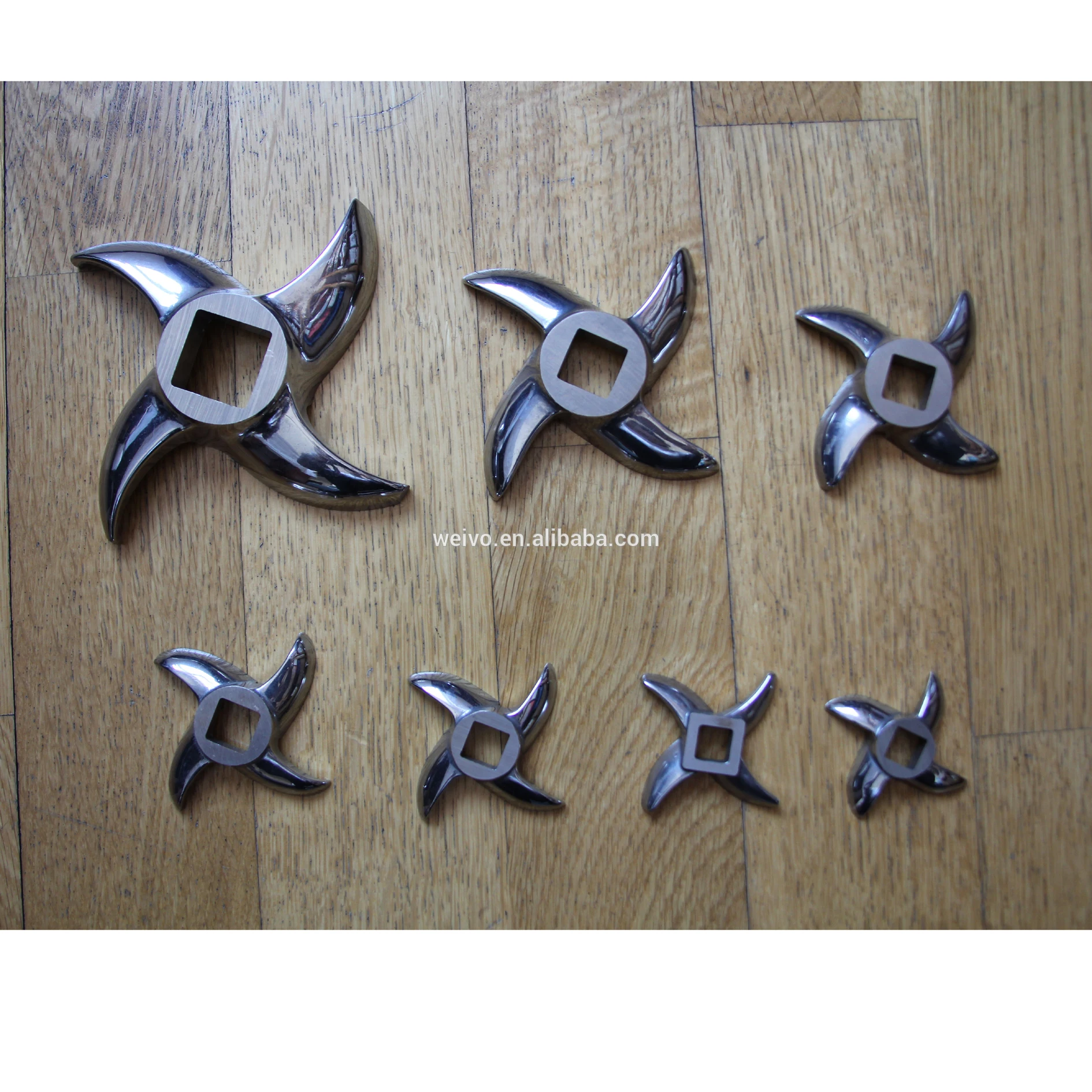 size 5 stainless steel food processing machinery parts meat grinder knife meat mincer knife  meat grinder part