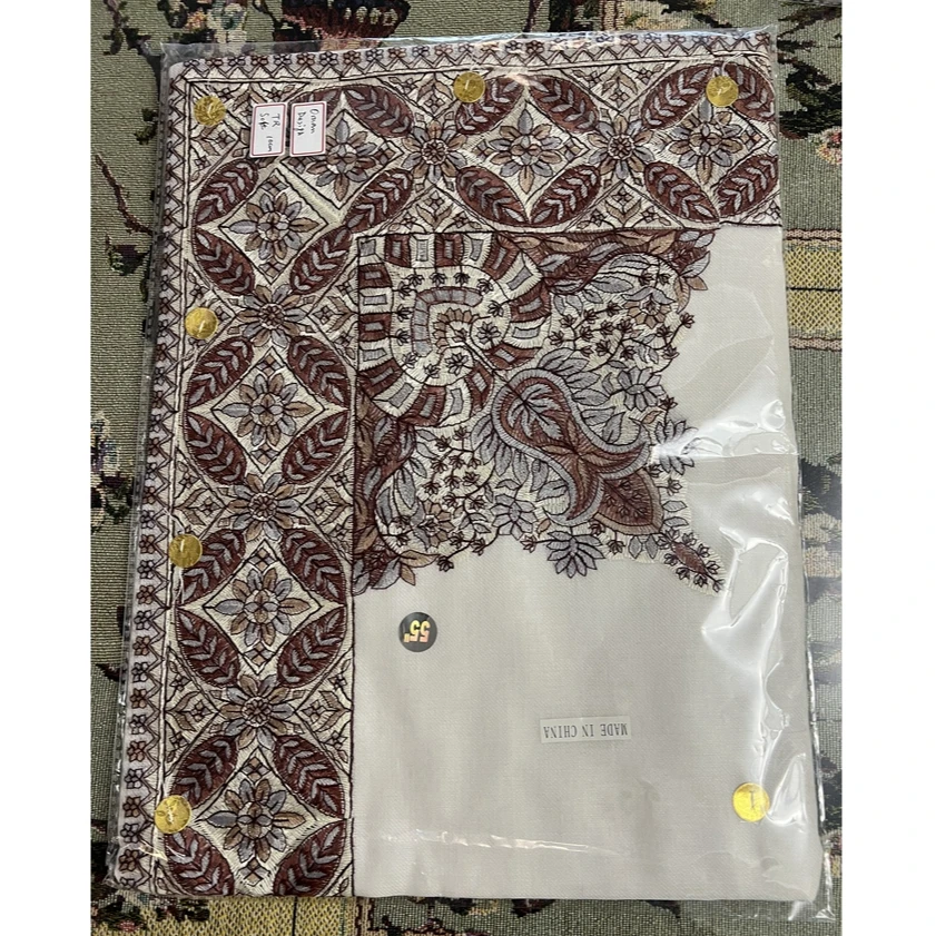 Arab Muslim Embroidered Turban Middle East Yemen Saudi Oman Dubai Mens Shawl Scarf Hijab For Men Factory Shawls