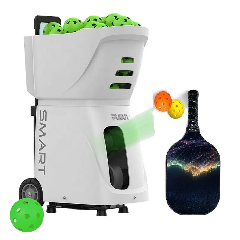 Производитель, лидер продаж, умная машина для подачи солений, машина для метания солений для пиклболов для тренировок с дистанционным управлением через приложение