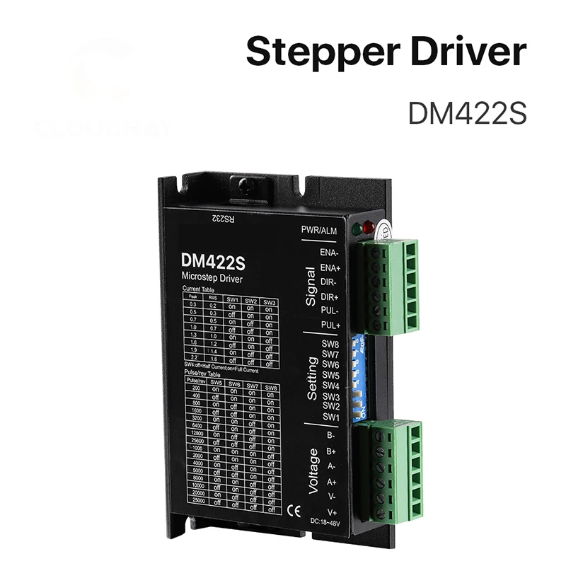 Драйвер для DM422S двухфазный шаговый двигатель 18-48 В DC 0 3-A 42 шагового
