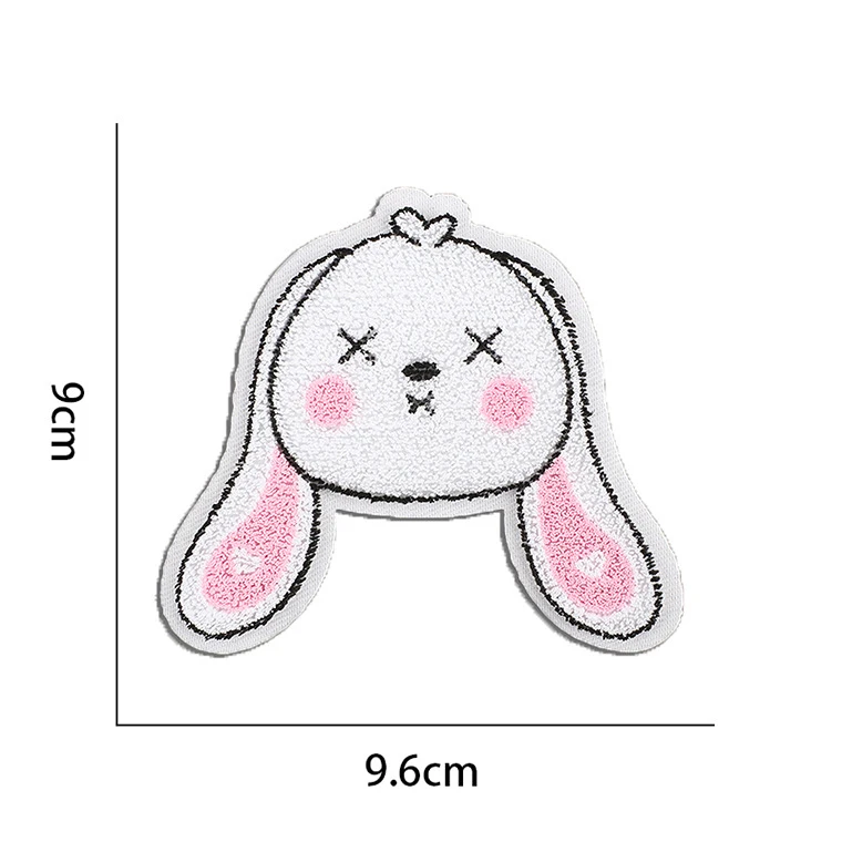 Cute Animals Dinosaur Patch Iron On Embroidered For Clothing Cartoon Anime Patches For Kid Clothes Appliques Stickers T-shirt