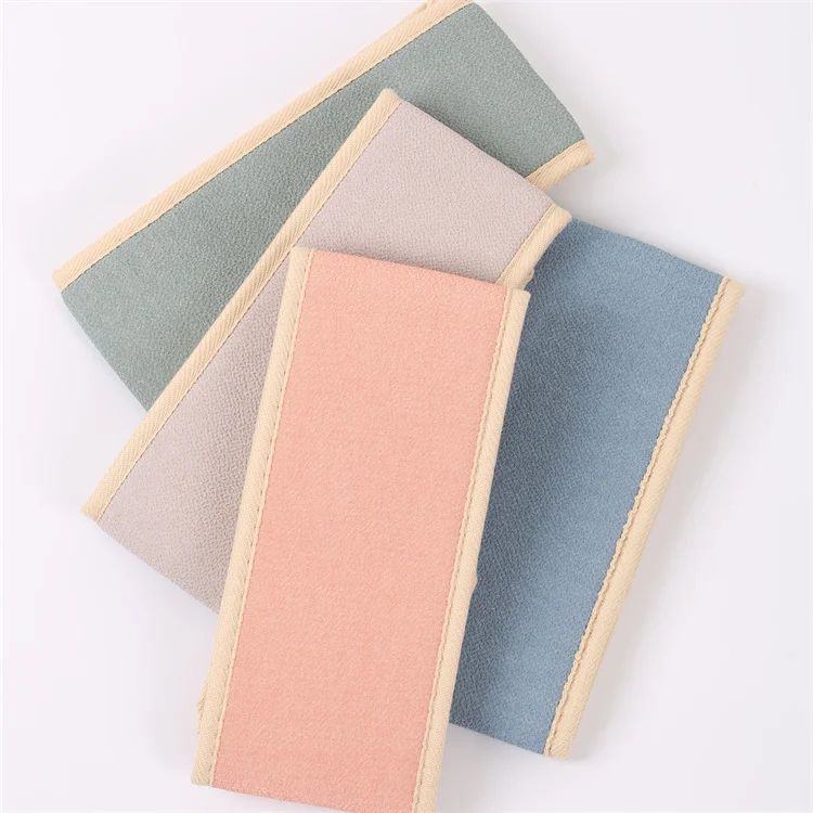 2024 Household Sponge Fashion Daily Necessity Bathroom Body Back Sponge Belts Color Customized Cleaning Bathing Sponge Belts