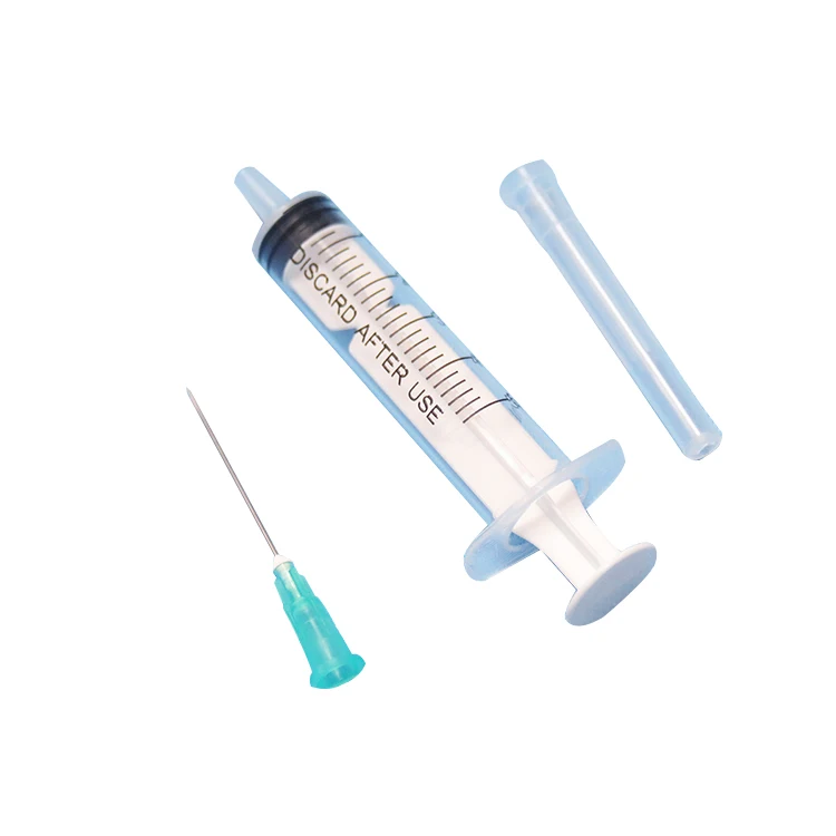 China Syringe Manufacturer Medical 1ml 3ml 5ml 10ml Disposable Plastic Luer Lock Syringe With Needle
