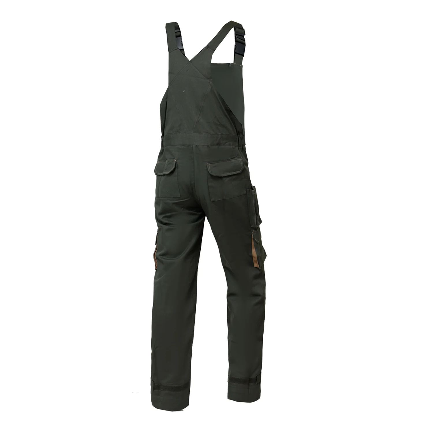 Working Overalls Safety Overall Men Trouser Pant Overall Suit canvas workwear Bib grey and black pants sleeveless coverall