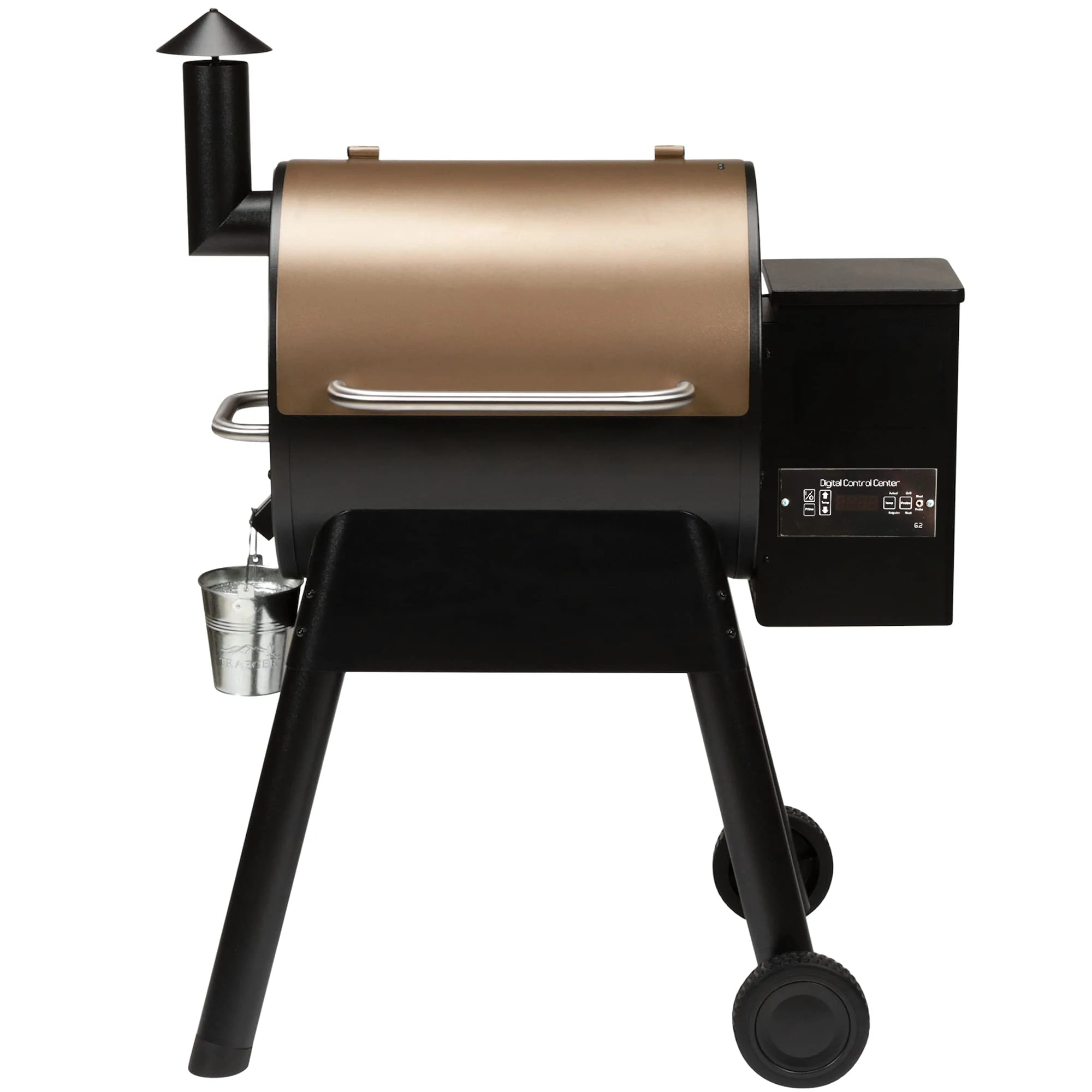 Extra Large 22LB Hopper Capacity Luxurious Digital Controller New Design Wood Pellet Smoker & Grill Premium BBQ Smoker
