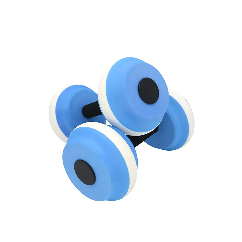 Aquatic Exercise Dumbells EVA Water Barbells Pool Dumbbells Water Resistance Aerobics EVA Foam Dumbbell