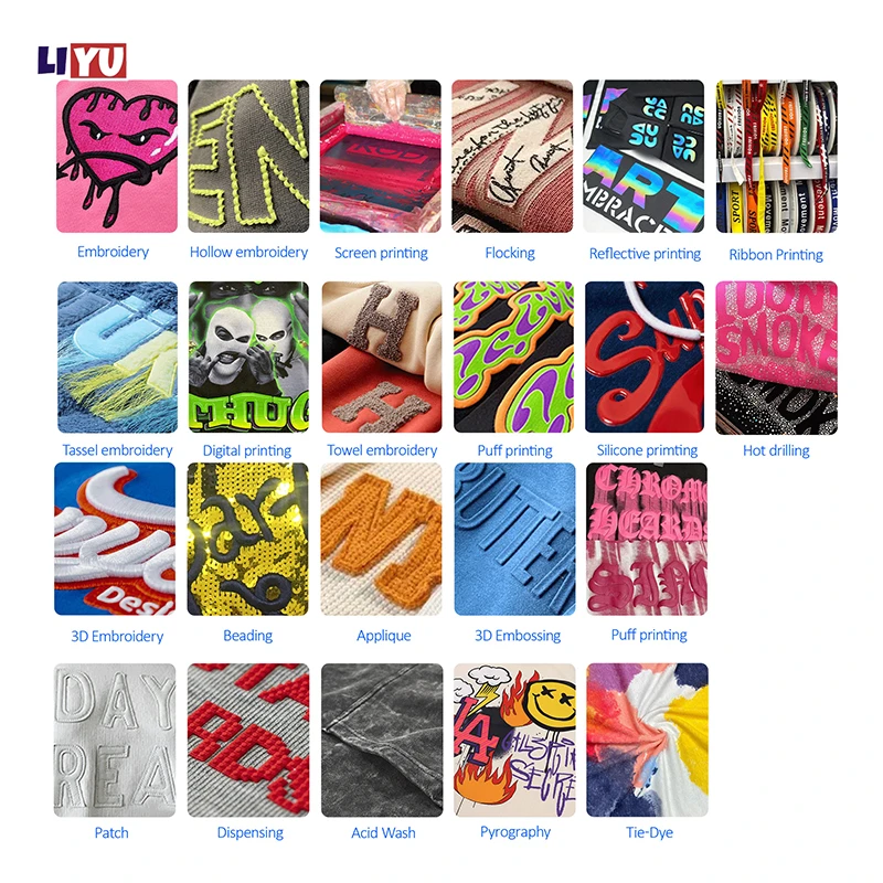 Custom Puff Print Hoodie 500 Gsm Dtg Sport Wear Set Fade Hoodie Sweatpants And Hoodie Set Men Tracksuit Set