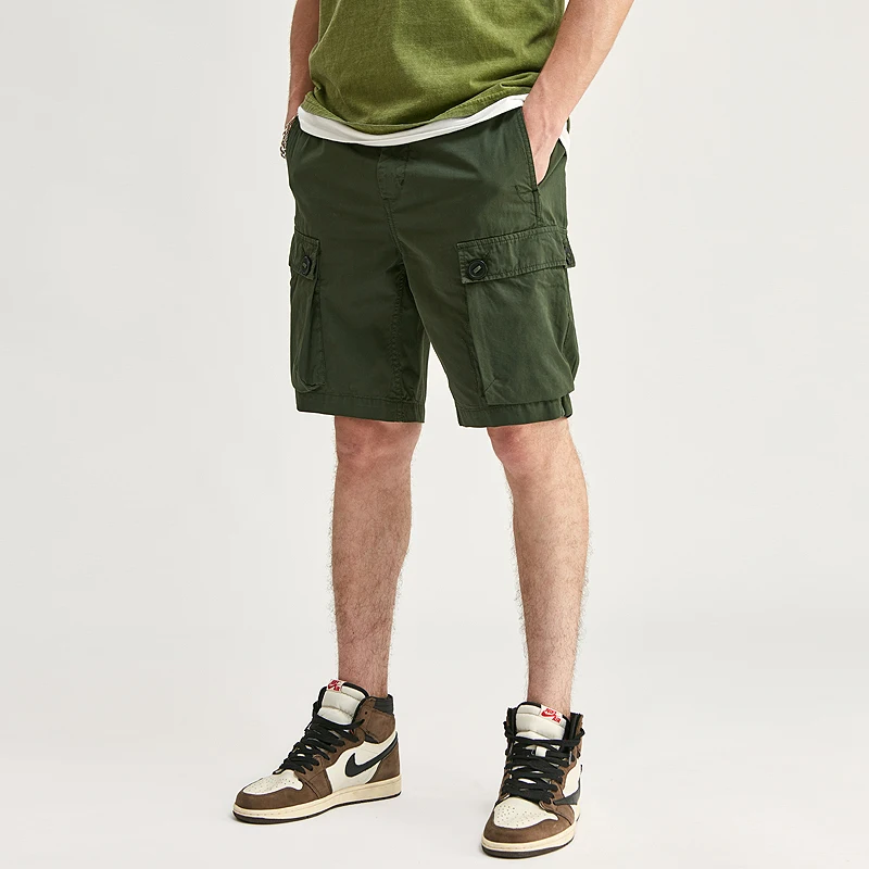 SABIN mens wholesale latest new summer casual fashion designers  6 multi pockets 3/4  chino cargo workout shorts