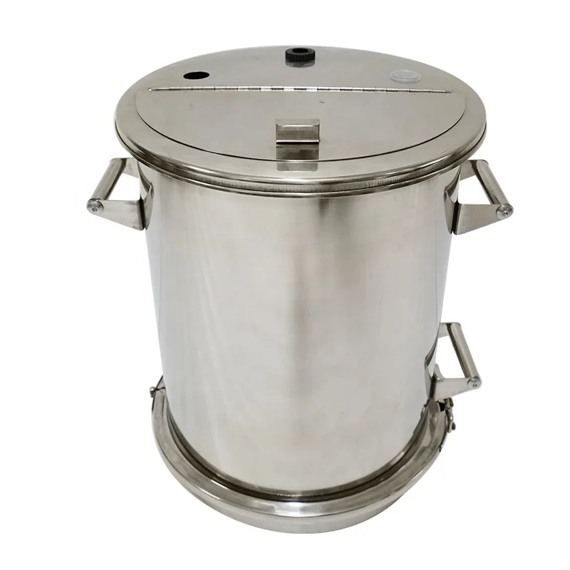 10lb Small Stainless Steel Powder Coating Fluidizing Hopper