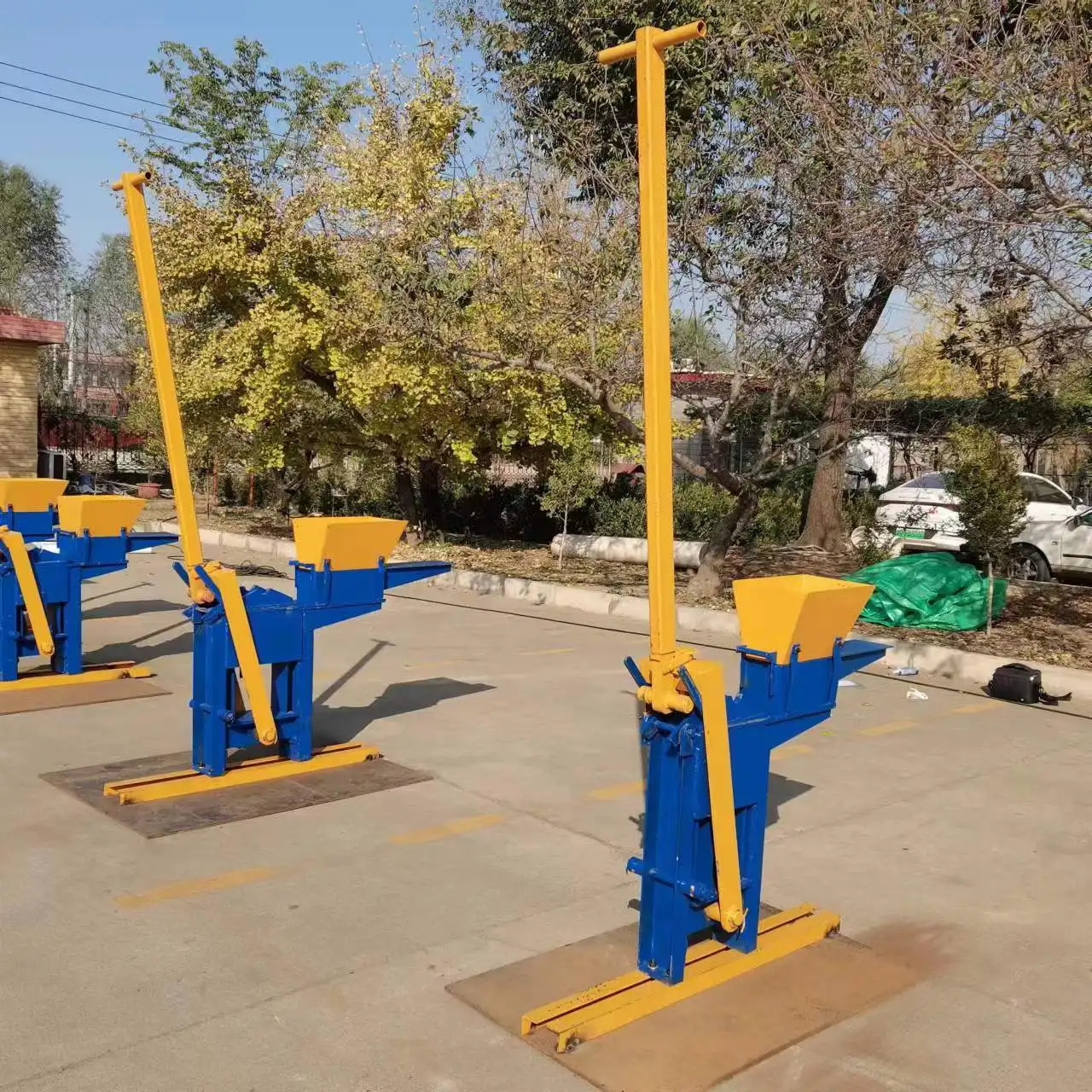 shengya good quality QMR2-40 clay brick moulding machine mud brick machine earth hollow block mould