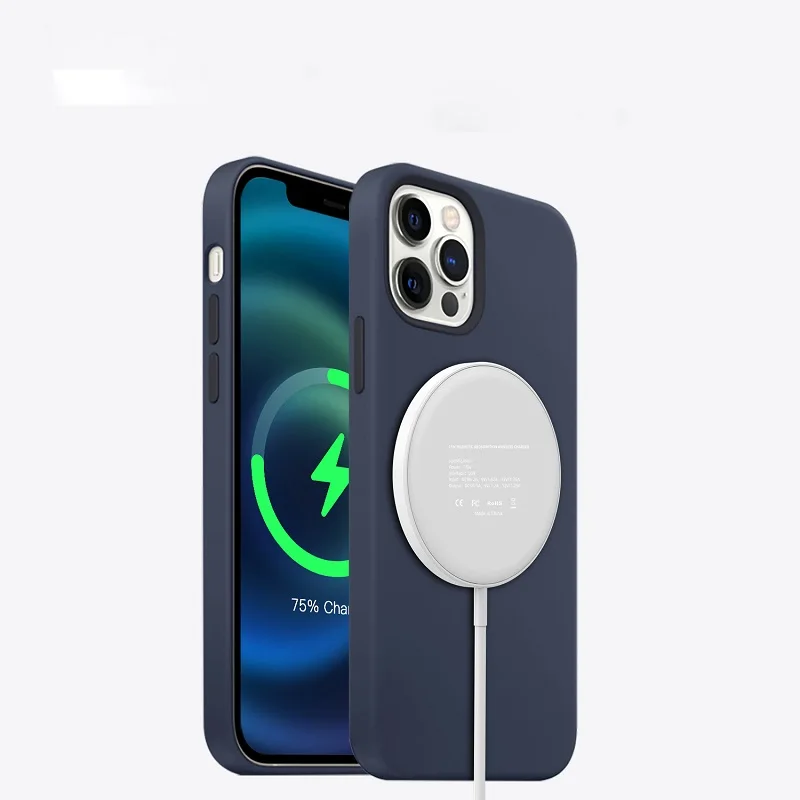 
New Trend QI Thin Round Wireless Charger Portable Magnetic Wireless Charger 