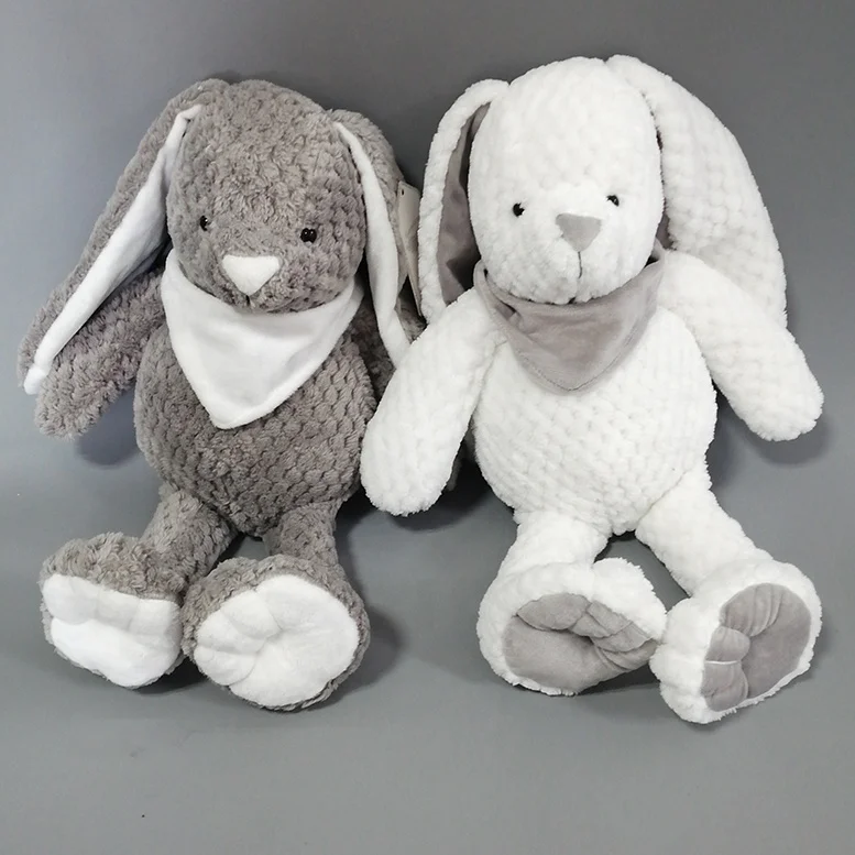 Прошел EN71 20 см Супер softcuddly игрушка белый и серый кролик мягкие стыдливой бежевый кролика