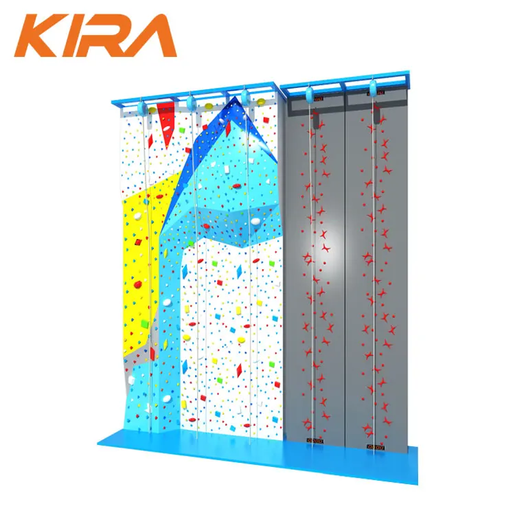 Commercial Indoor and Outdoor Climbing Wall Panels Artificial Rock Climbing Wall Games for Kids