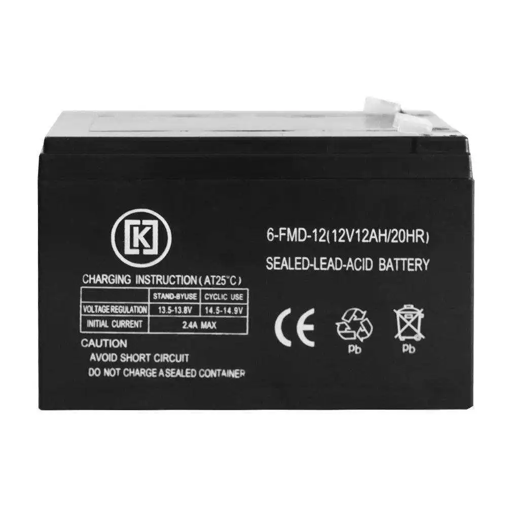 High Capacity Solar Energy Storage Battery Ups Agm Battery 12v 12ah Deep Cycle Sealed Lead Acid Battery For Sprayers
